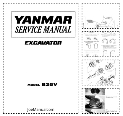 Yanmar B25V Excavator Service Manual