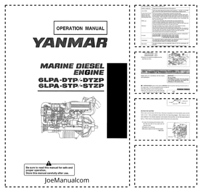 Yanmar LPA Series Engine Operation Manual