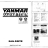 Yanmar SAILDRIVE SD20 SD30 SD31 Engine Service Manual
