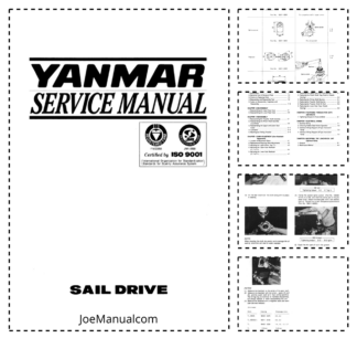 Yanmar SAILDRIVE SD20 SD30 SD31 Engine Service Manual
