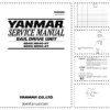 Yanmar SD Series Engine Service Manual