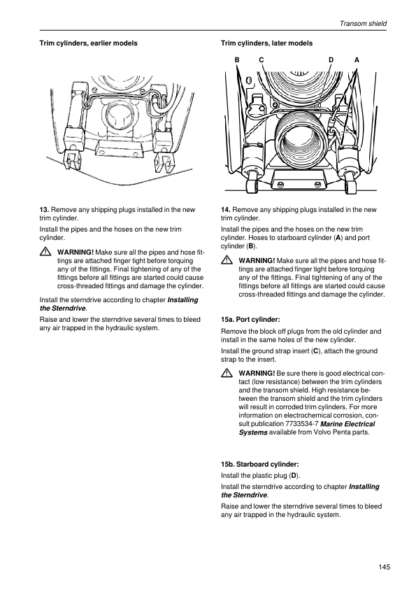 Volvo Penta 280 285 290 SP DP Drives Workshop Manual - Image 10