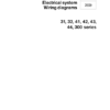 Volvo Penta 31 32 41 42 43 44 300 Series Marine Engines Electrical System Wiring Diagrams - Image 2