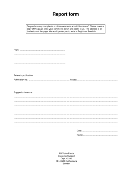 Volvo Penta 31 32 41 42 43 44 300 Series Marine Engines Electrical System Wiring Diagrams - Image 11