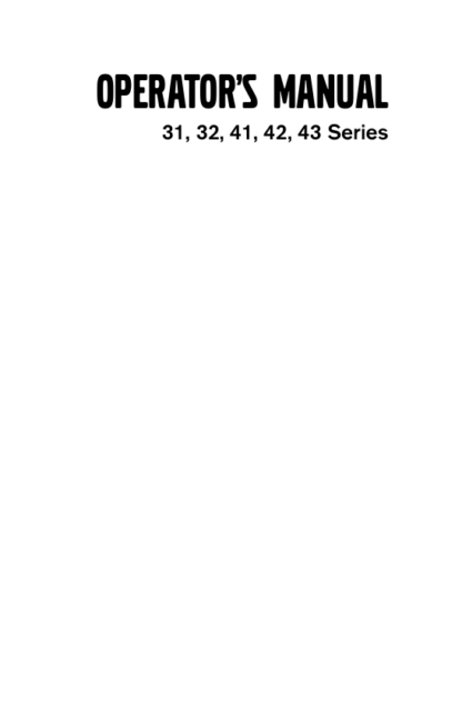 Volvo Penta 31 32 41 42 43 Marine Engines Operators Manual - Image 2