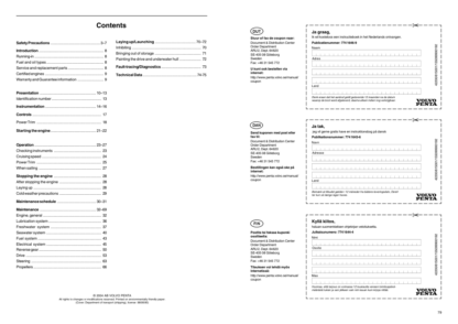 Volvo Penta 31 32 41 42 43 Marine Engines Operators Manual - Image 5