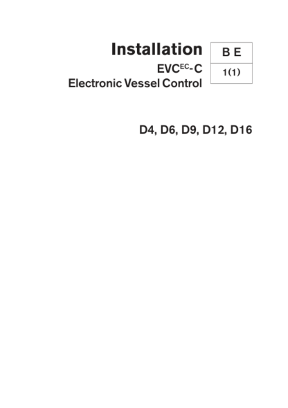 Volvo Penta D4 D6 D9 D12 D16 Marine Engines EVC Installation Manual - Image 2