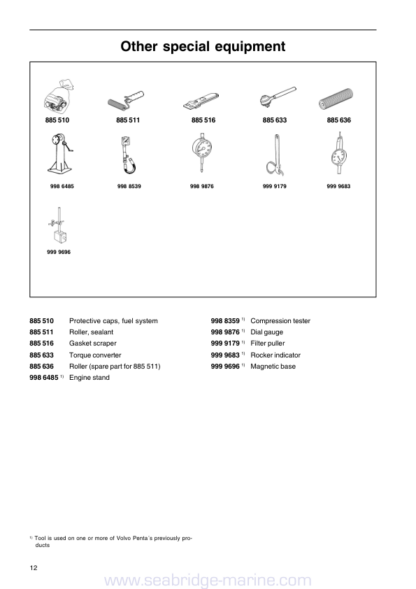 Volvo Penta D4 D6 Marine Engines Operators Manual - Image 9