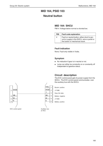Volvo Penta D6 IPS 350 600 Marine Engines EVC Electrical System Workshop Manual - Image 7