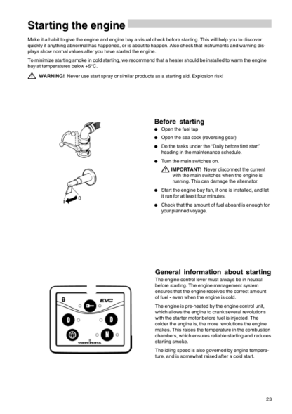 Volvo Penta D9 500 D9 575 Marine Engines Operators Manual - Image 7