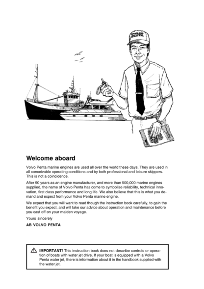 Volvo Penta D9 500 D9 575 Marine Engines Operators Manual - Image 4