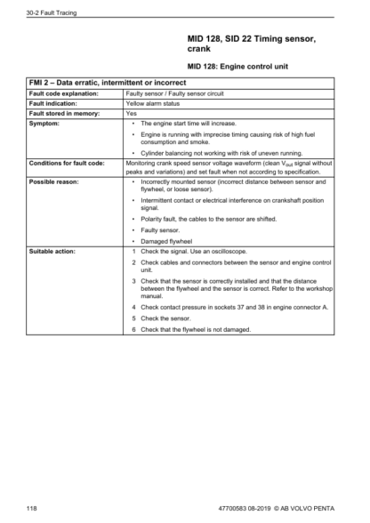Volvo Penta D9 D11 D12 D13 D16 Marine Engines Electrical System Manual - Image 5