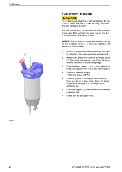 Volvo Penta D9 Marine Engine Service Manual - Image 11