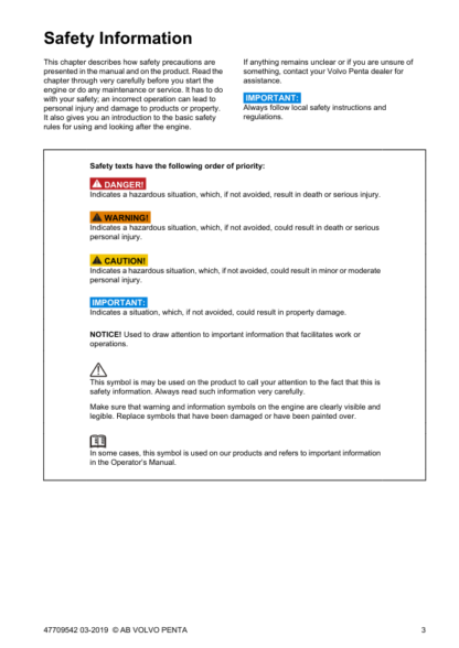 Volvo Penta D9 Marine Engine Service Manual - Image 10