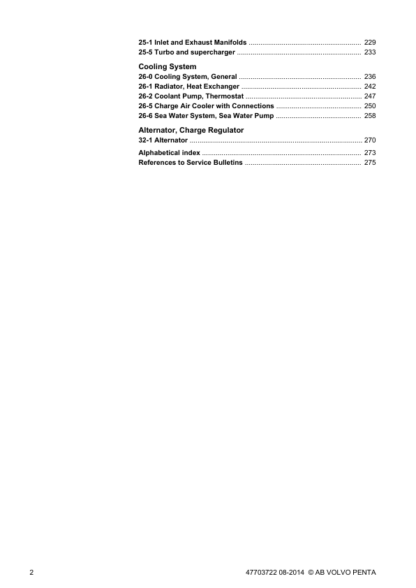 Volvo Penta D9 Marine Engine Workshop Manual - Image 4