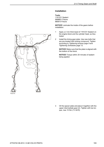 Volvo Penta D9 Marine Engine Workshop Manual - Image 12
