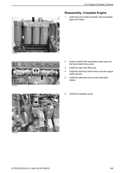 Volvo Penta D9 Marine Engine Workshop Manual - Image 10