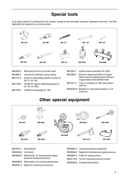 Volvo Penta KAD42 Marine Engines Fuel Lubrication Systems Workshop Manual - Image 9
