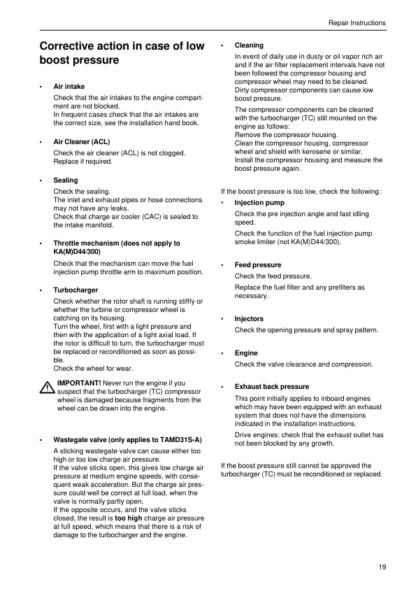 Volvo Penta KAD42 Marine Engines Intake Exhaust Cooling Systems Manual - Image 9