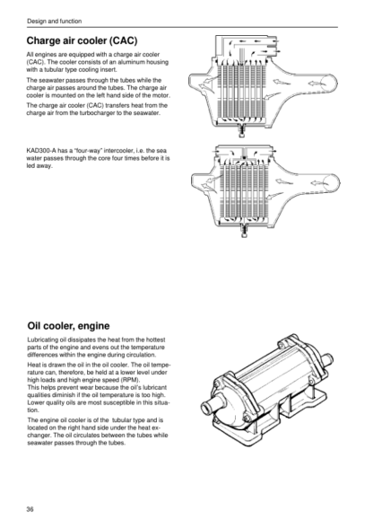 Volvo Penta KAD42 Marine Engines Intake Exhaust Cooling Systems Manual - Image 10