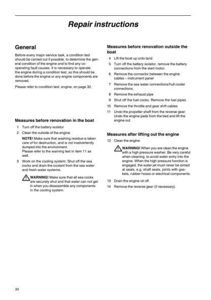 Volvo Penta TAMD61A TAMD62A TAMD63L A Marine Engines Workshop Manual - Image 5