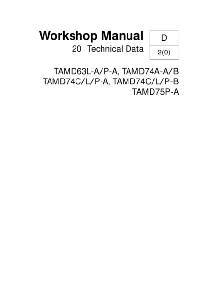 Volvo Penta TAMD63A Marine Engine Technical Data - Image 2