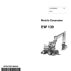 Wacker Neuson EW100 Excavator Operator Manual - Image 2