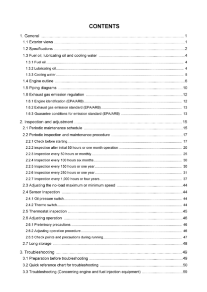 Yanmar 3YM30 3YM20 2YM15 Engine Service Manual - Image 5