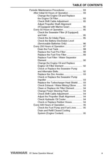Yanmar 4BYand6BY Engine Operation Manual - Image 7