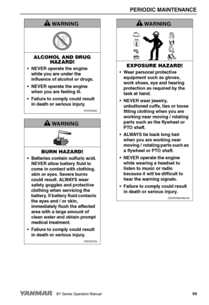 Yanmar 4BYand6BY Engine Operation Manual - Image 16