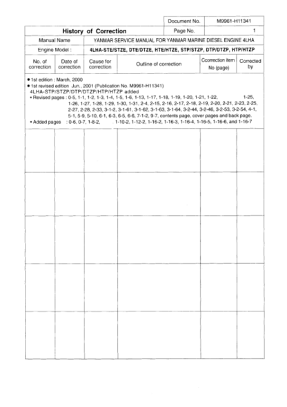 Yanmar 4LHA TCRHC61W Engine Service Manual - Image 4