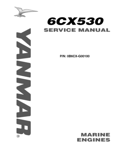 Yanmar 6CX530 Engine Service Manual - Image 3