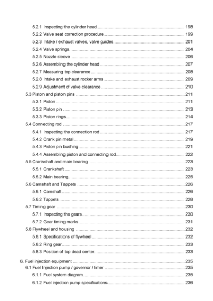Yanmar 6EY3 Engine Service Manual - Image 7