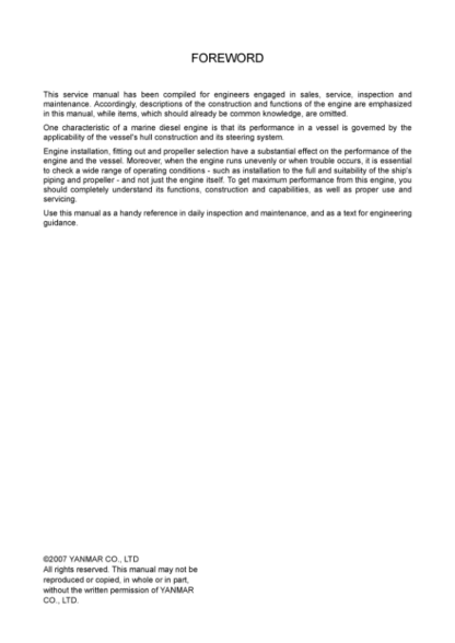 Yanmar 6EY3 Engine Service Manual - Image 4