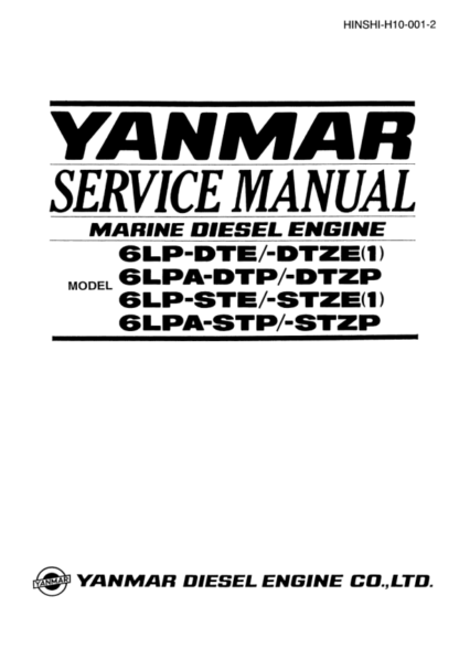 Yanmar 6LP Series Engine Service Manual - Image 3