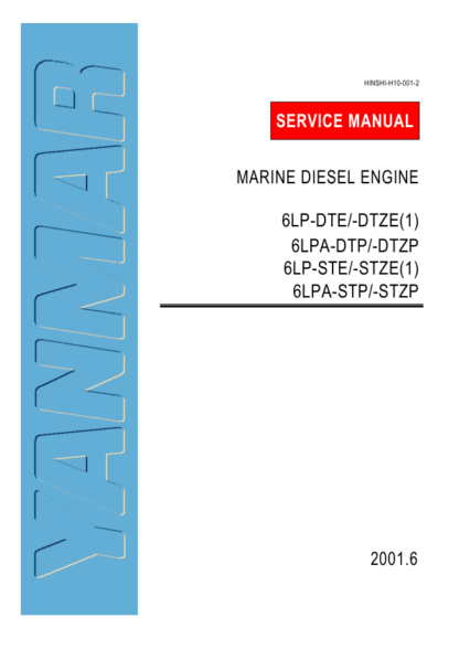 Yanmar 6LP Series Engine Service Manual - Image 2