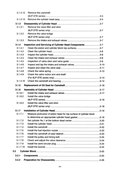 Yanmar 6LP Series Engine Service Manual - Image 7