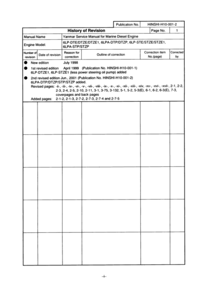 Yanmar 6LPA TCRHE6W Engine Service Manual - Image 4