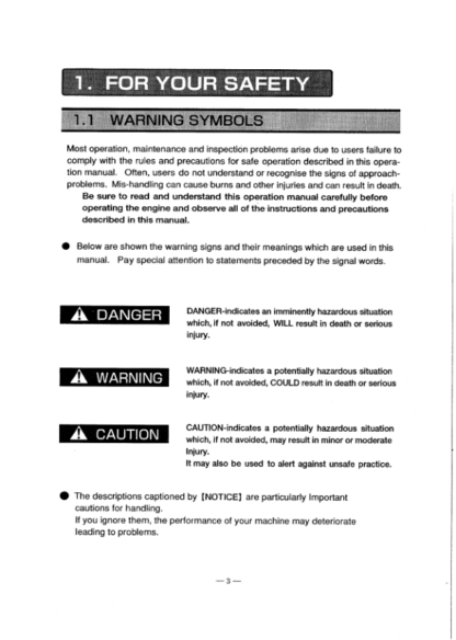 Yanmar 6LY2 Engine Operation Manual - Image 9