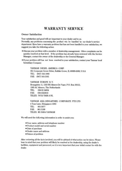 Yanmar 6LY2 Engine Operation Manual - Image 7