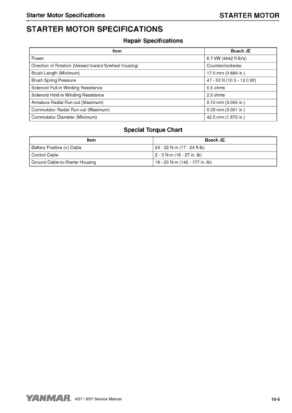 Yanmar 6SY-STP2 6SY655 8SY-STP Engine Service Manual - Image 9