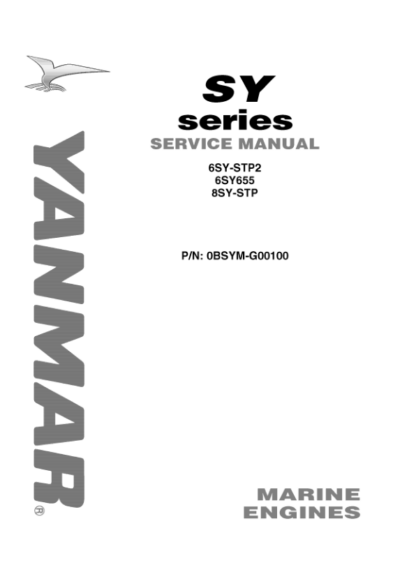 Yanmar 6SY-STP2 6SY655 8SY-STP Engine Service Manual - Image 3