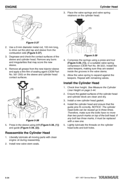Yanmar 6SY-STP2 6SY655 8SY-STP Engine Service Manual - Image 11