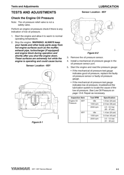 Yanmar 6SY-STP2 6SY655 8SY-STP Engine Service Manual - Image 8