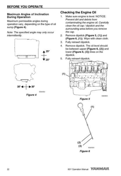 Yanmar 8SY Engine Operation Manual - Image 11