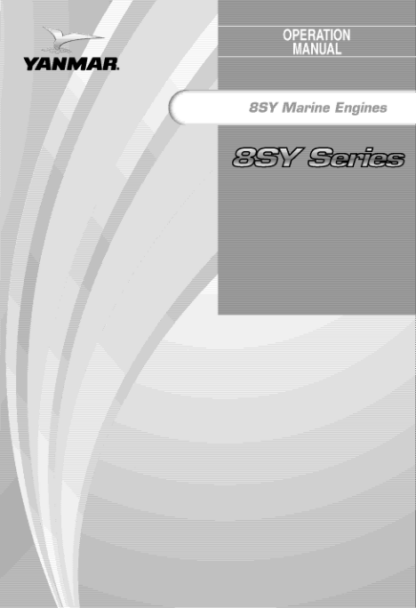 Yanmar 8SY Engine Operation Manual - Image 2
