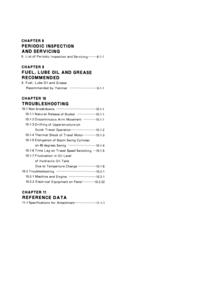 Yanmar B25V Excavator Service Manual - Image 6