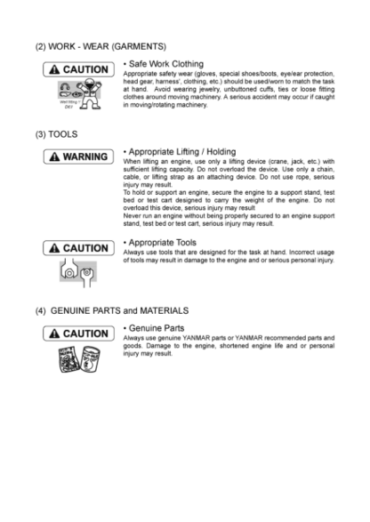 Yanmar JH4 Series Engine Service Manual - Image 6