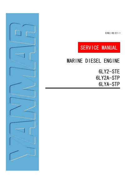 Yanmar LY Series Engine Service Manual - Image 2