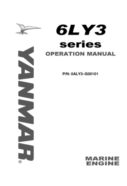 Yanmar LY3 Series Engine Operation Manual - Image 4